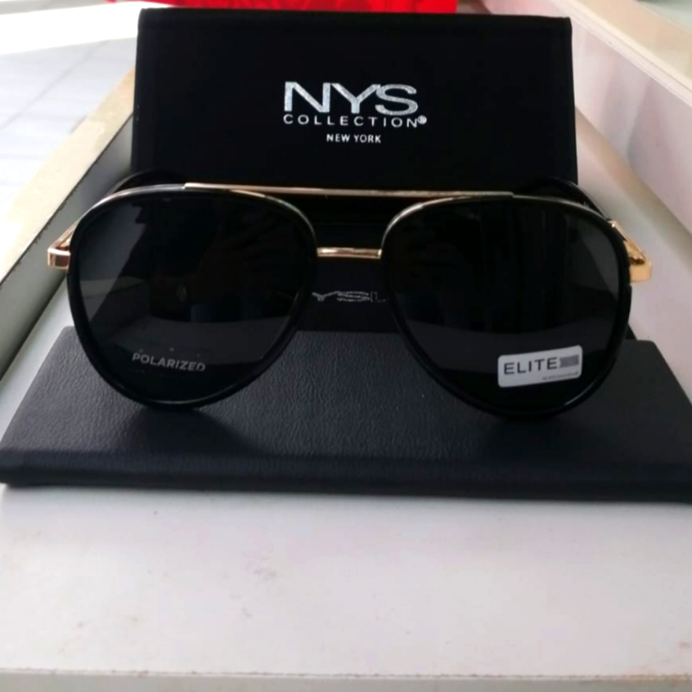 NEW Black Polarized Aviator from NYSCollection